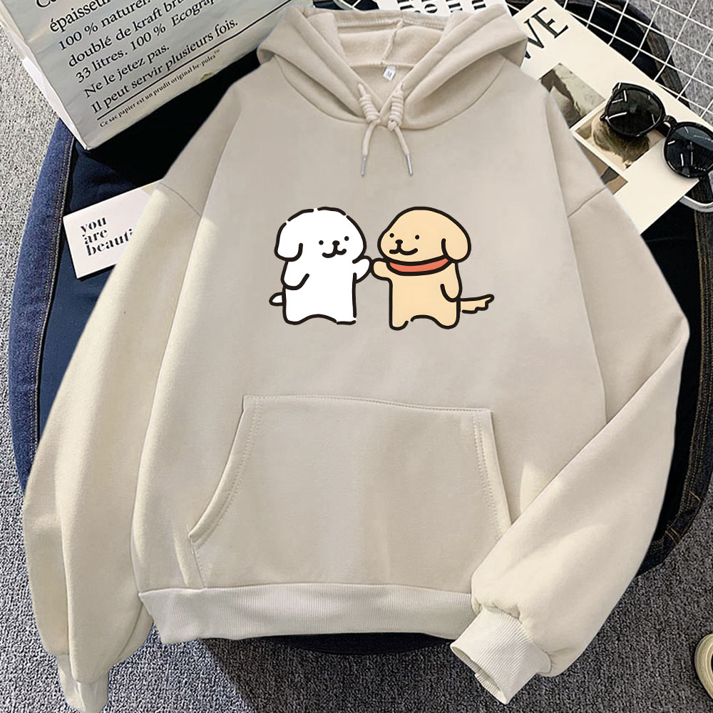Winter Clothing Yellowknife - ลูกสุนัข Maltese สุนัขพิมพ์ Hoodies Kawaii กราฟิกผู้หญิง/ผู้ชายเสื้อแขนยาวเสื้อผ้าสําหรับสาวน่ารักกราฟิกฤดูหนาว