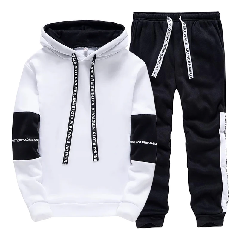 Winter Clothing Hoodie - ชุดวอร์มผู้ชาย เสื้อฮู้ดลำลองสำหรับกิจกรรมกลางแจ้ง กีฬา วิ่งจ๊อกกิ้ง เสื้อผ้าผู้ชาย แฟชั่นฤดูใบไม้ร่วง