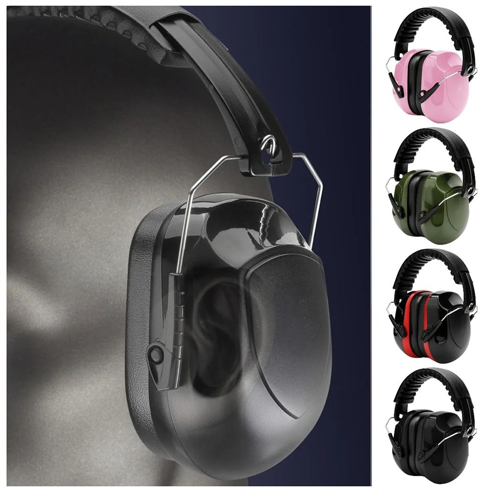 Ear Muff Foldable - ที่ครอบหูแบบปรับได้ SNR-34dB ลดเสียงรบกวน ป้องกันการได้ยิน ป้องกันเสียงรบกวน ที่ครอบหูแบบพับได้