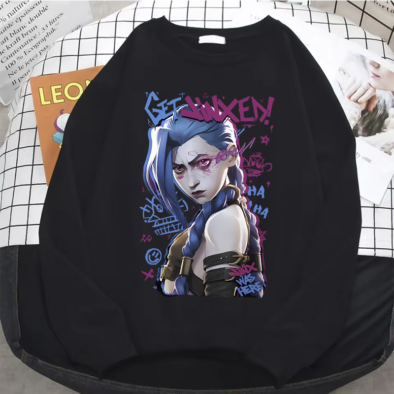 Winter Under Clothing - Jinx Arcane Hoodieอะนิเมะร้อนผู้หญิงเสื้อขนาดใหญ่เสื้อผ้าStreetwear 2025 Harajuku SweatshirtแฟนของขวัญTops