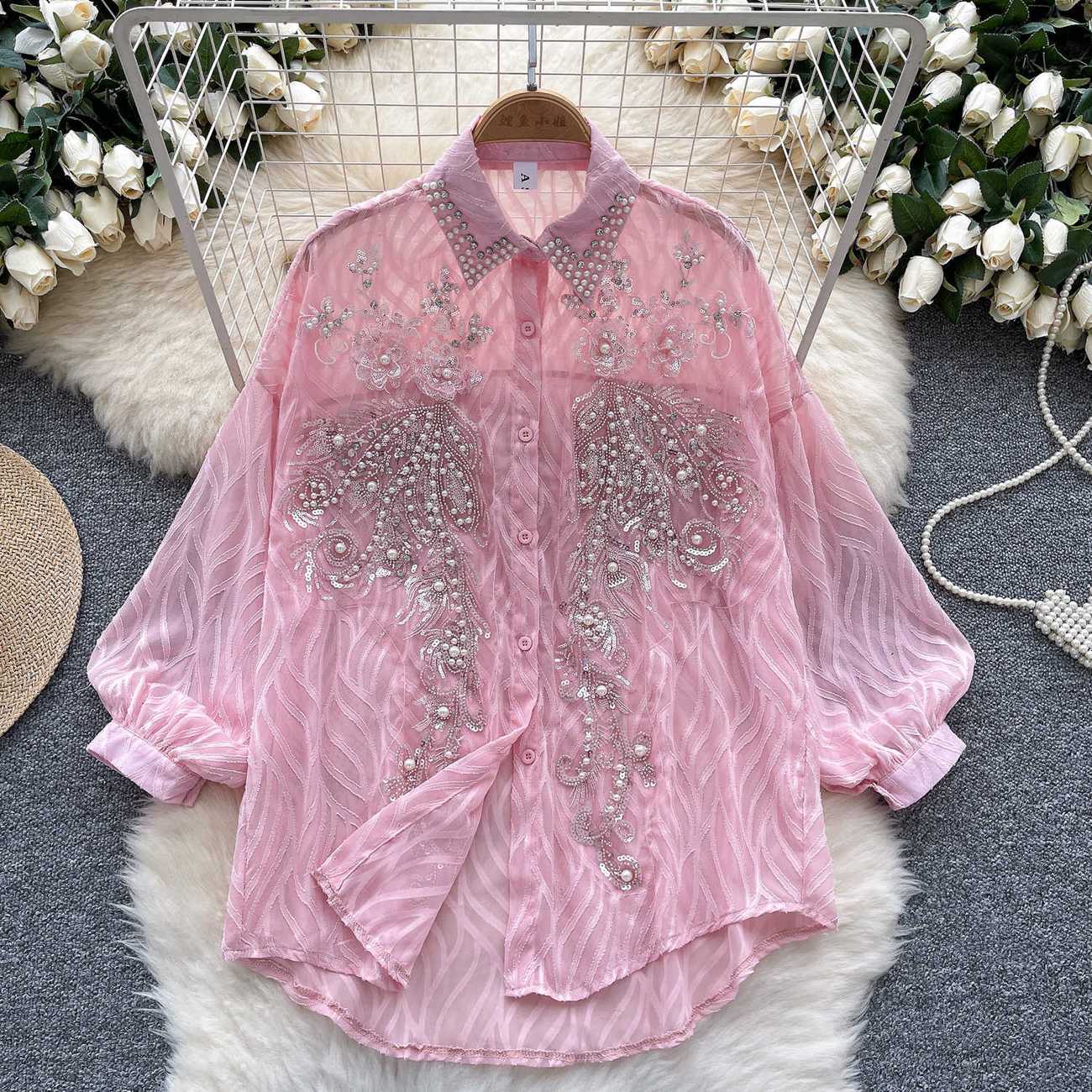 Winter Clothing Korean - เสื้อกระดุมแขนยาวฤดูใบไม้ผลิและฤดูใบไม้ร่วงสำหรับผู้หญิงเสื้อผ้าสตรีแบบหลวม MODE Korea ย้อนยุค