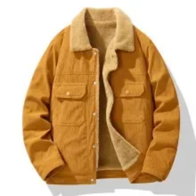 Quality Winter Clothing Brand - เสื้อแจ็คเก็ตผ้าลูกฟูกคุณภาพสูงสำหรับผู้ชาย LIBIELIY ผ้ากำมะหยี่เนื้อนุ่ม อุ่นสบาย เสื้อคลุมแฟชั่นสำหรับฤดูใบไม้ร่วงและฤดูหนาว แบรนด์เสื้อผ้าจีน