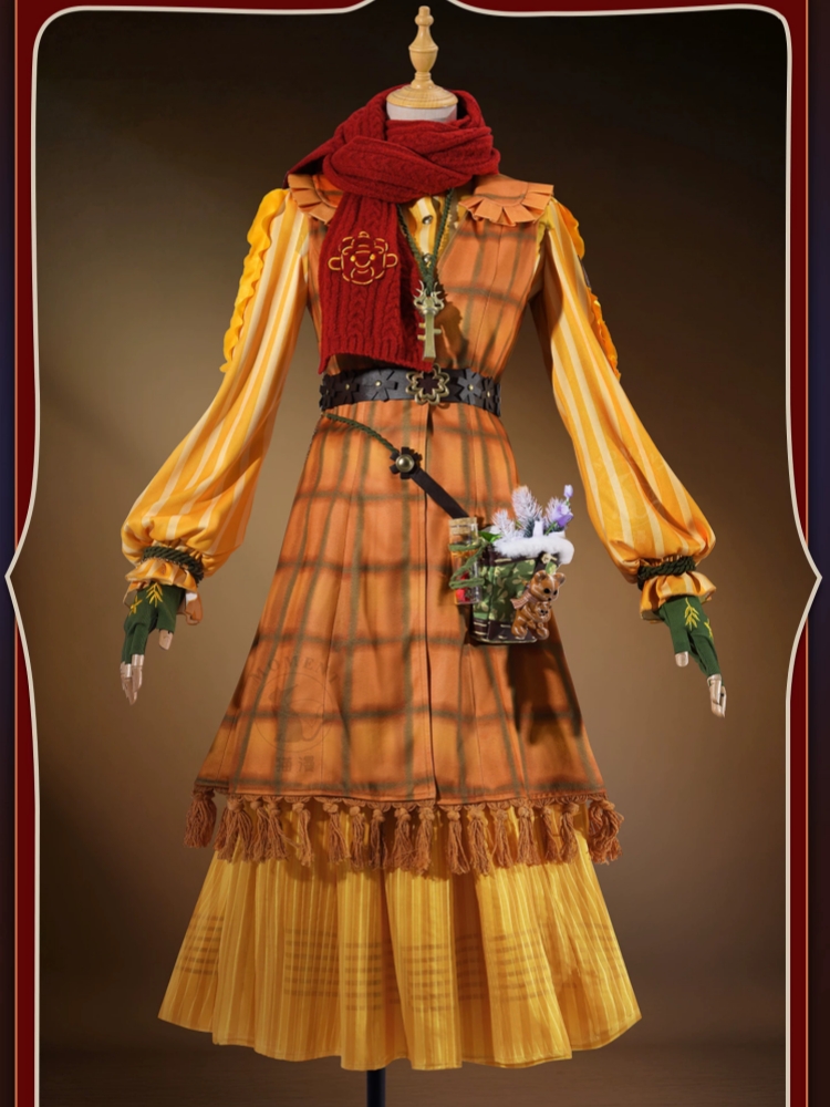 Winter Clothing Game - ชุดคอสเพลย์คนสวน ตัวละครเกม Identity V อนิเมะ สำหรับผู้หญิง