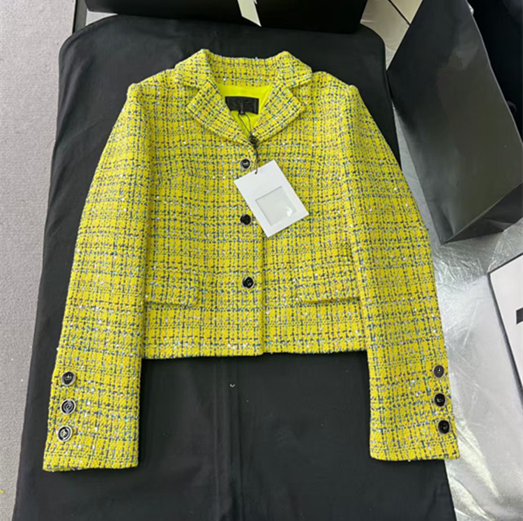 Clothing Style Winter - ชุดเสื้อโค้ททวีดกระดุมเดี่ยว แขนยาว คอปกสูท พร้อมกระโปรง แบบยุโรปสำหรับผู้หญิง -