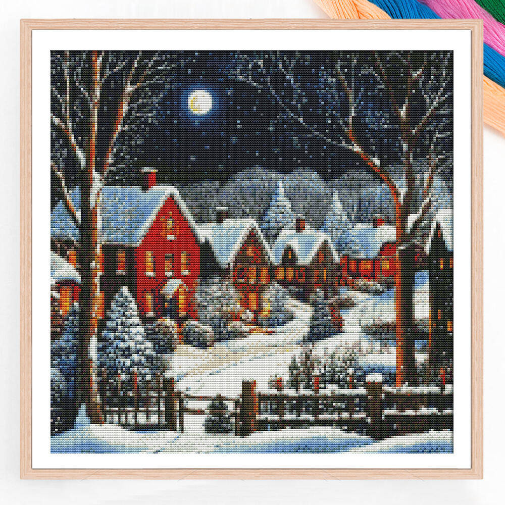 Winter Clothing Pinterest - Cross Stitch วัวสัตว์ DIY Full Kis