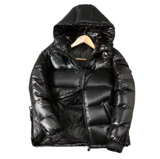 Quality Winter Clothing Brand - เสื้อพาร์กาคุณภาพสูงกันลมสำหรับกิจกรรมกลางแจ้ง เสื้อพัฟเฟอร์หนานุ่มอุ่นสำหรับฤดูหนาว มีฮู้ด เสื้อโค้ทขนเป็ดสีขาวเงาสำหรับผู้ชาย สไตล์ลำลอง