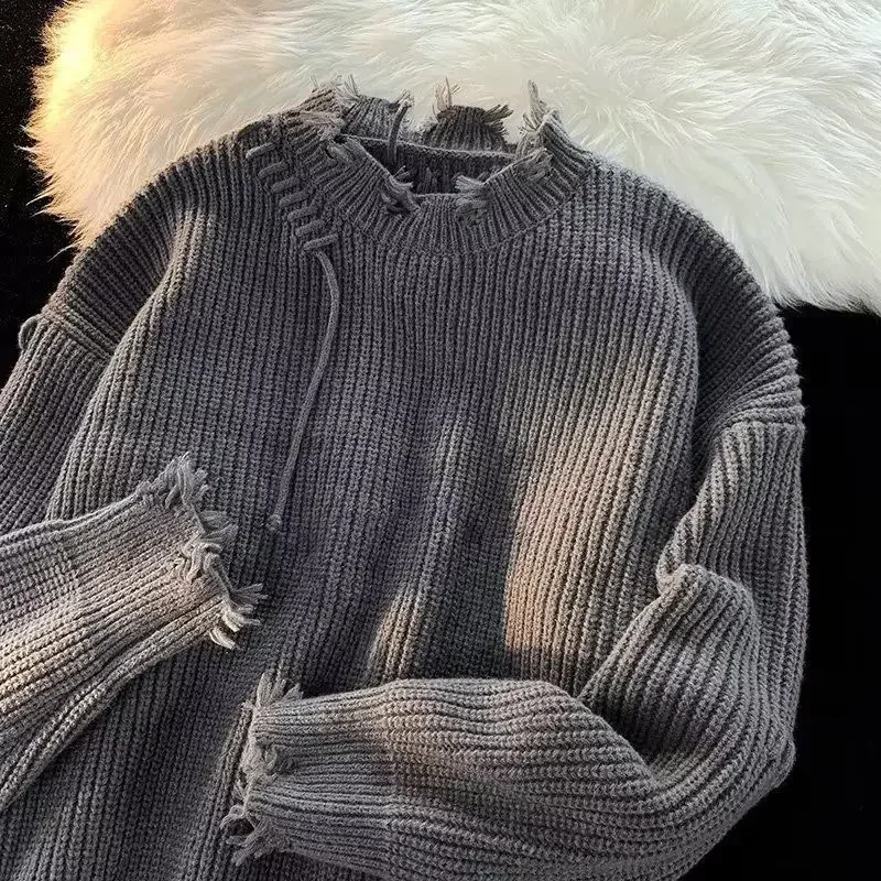 เสื้อผ้าผู้ชายเสื้อถักสีเบจแบบ - Winter Clothing Korean บทวิจารณ์และราคา