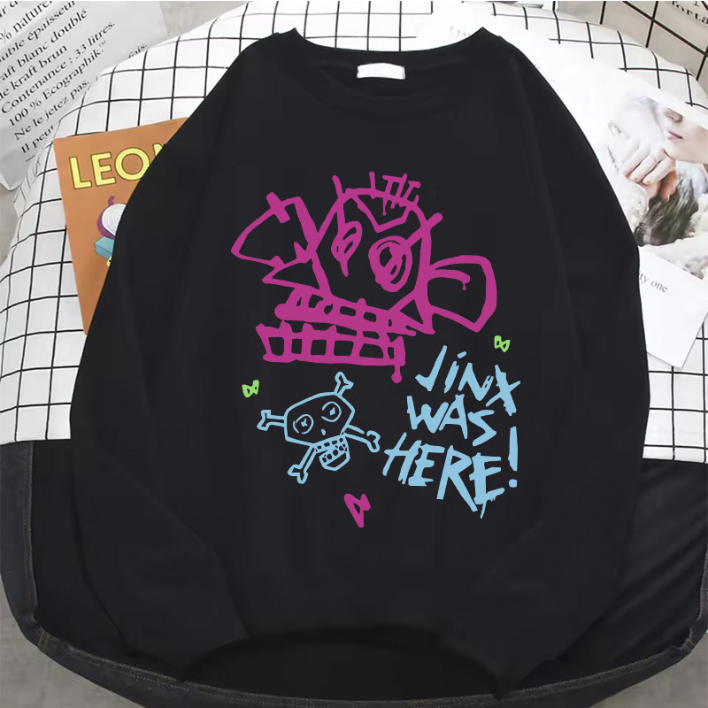Jinx Arcane Hoodieอะนิเมะร้อนผ - Winter Under Clothing บทวิจารณ์และราคา