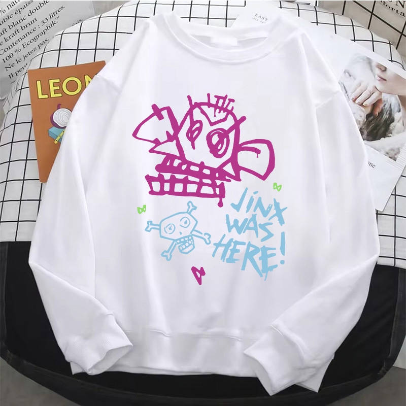 Jinx Arcane Hoodieอะนิเมะร้อนผ - Winter Under Clothing บทวิจารณ์และราคา