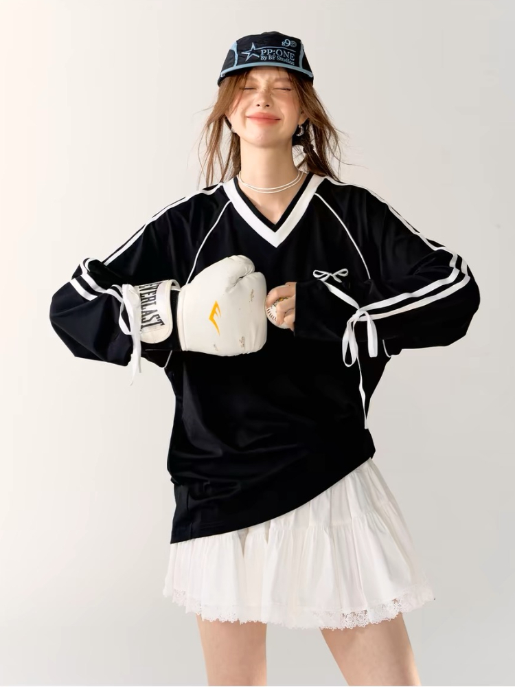 HOUZHOU Vintage Y2kผู้หญิงกีฬา - Winter Clothing Aesthetic บทวิจารณ์และราคา
