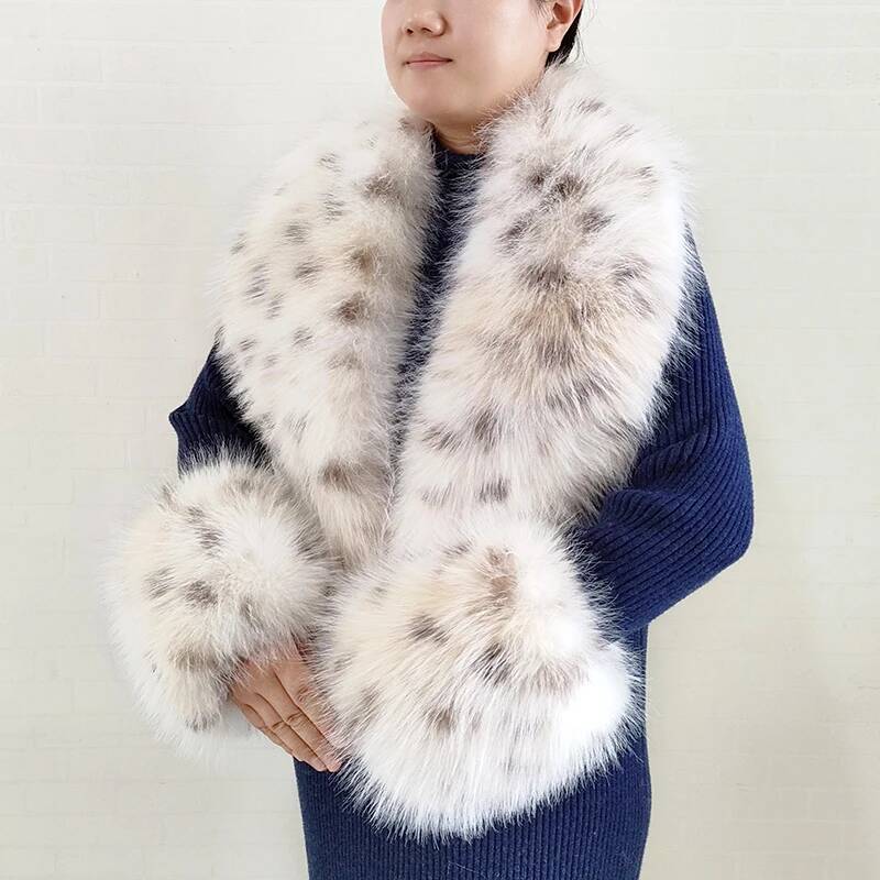 ผ้าพันคอขนเฟอร์เทียมลายสุนัขจิ - Winter Clothing Stores บทวิจารณ์และราคา