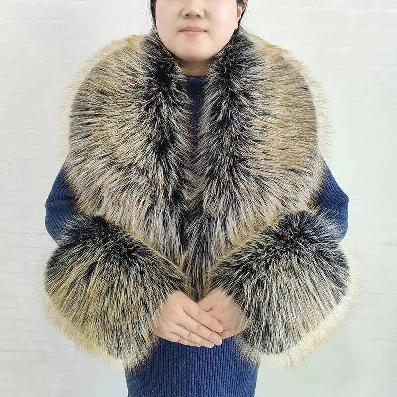 ผ้าพันคอขนเฟอร์เทียมลายสุนัขจิ - Winter Clothing Stores บทวิจารณ์และราคา