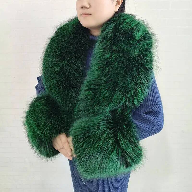 ผ้าพันคอขนเฟอร์เทียมลายสุนัขจิ - Winter Clothing Stores บทวิจารณ์และราคา