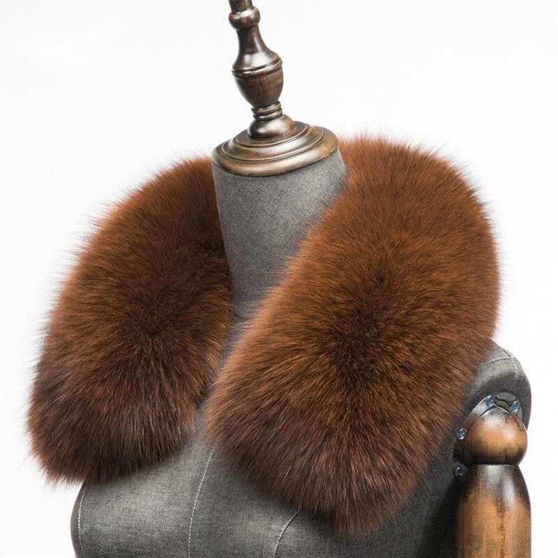 ฤดูหนาวขนสุนัขจิ้งจอกธรรมชาติผ - Winter Clothing Stores บทวิจารณ์และราคา