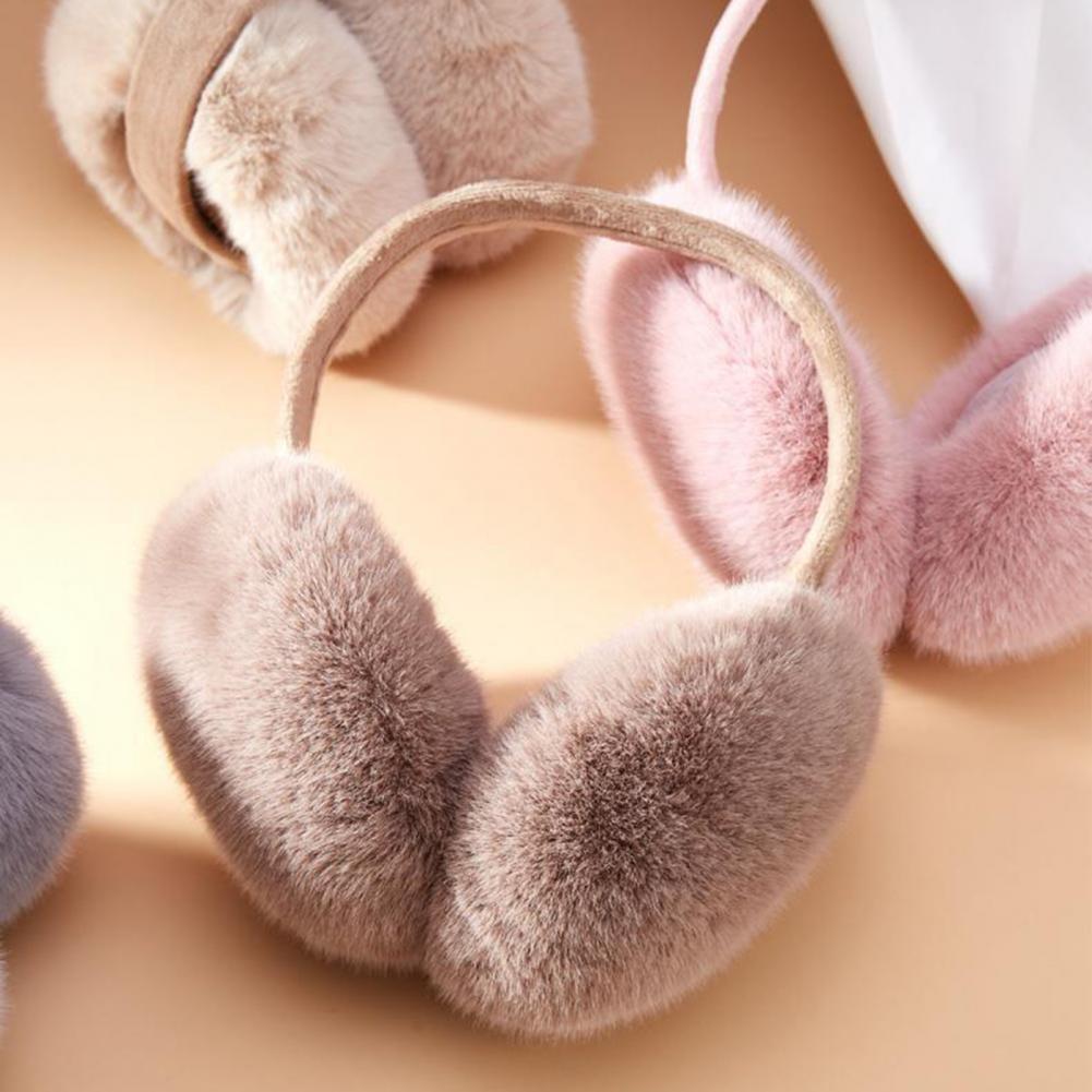 ผู้หญิงฤดูหนาว Earmuffs Plush  - Ear Muff Foldable บทวิจารณ์และราคา