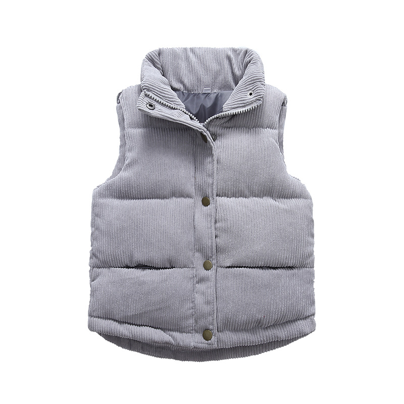 เสื้อกั๊กผ้าลูกฟูกสำหรับเด็กเด - Winter Clothing Boys บทวิจารณ์และราคา