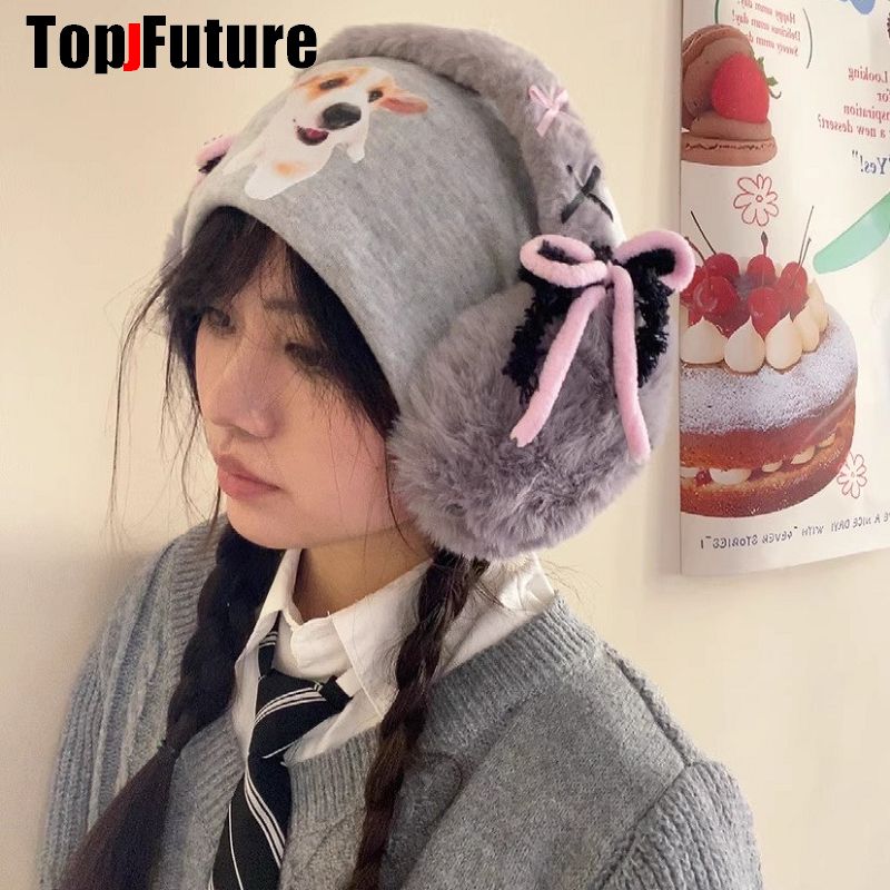 Harajuku Y2k น่ารักหวาน Lolita - Ear Muff Foldable บทวิจารณ์และราคา