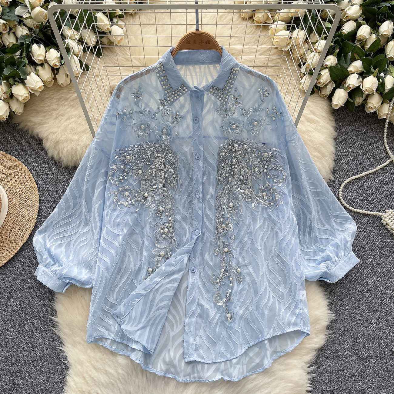 เสื้อกระดุมแขนยาวฤดูใบไม้ผลิแล - Winter Clothing Korean บทวิจารณ์และราคา