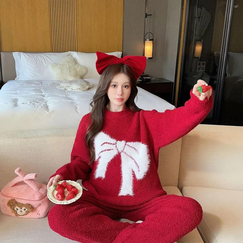 ชุดนอนคริสต์มาสลายการ์ตูนโบว์ผ - Winter Clothing Youtube บทวิจารณ์และราคา