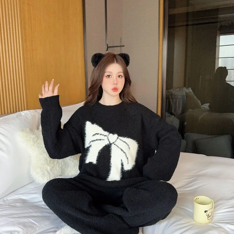 ชุดนอนคริสต์มาสลายการ์ตูนโบว์ผ - Winter Clothing Youtube บทวิจารณ์และราคา