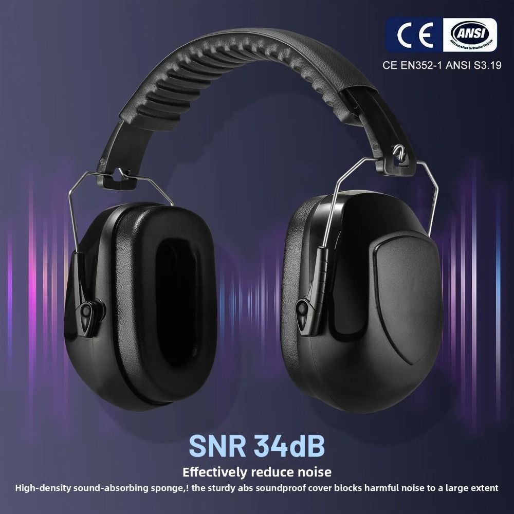 ที่ครอบหูกันเสียง ABS แบบหนา ป - Ear Muff Foldable บทวิจารณ์และราคา