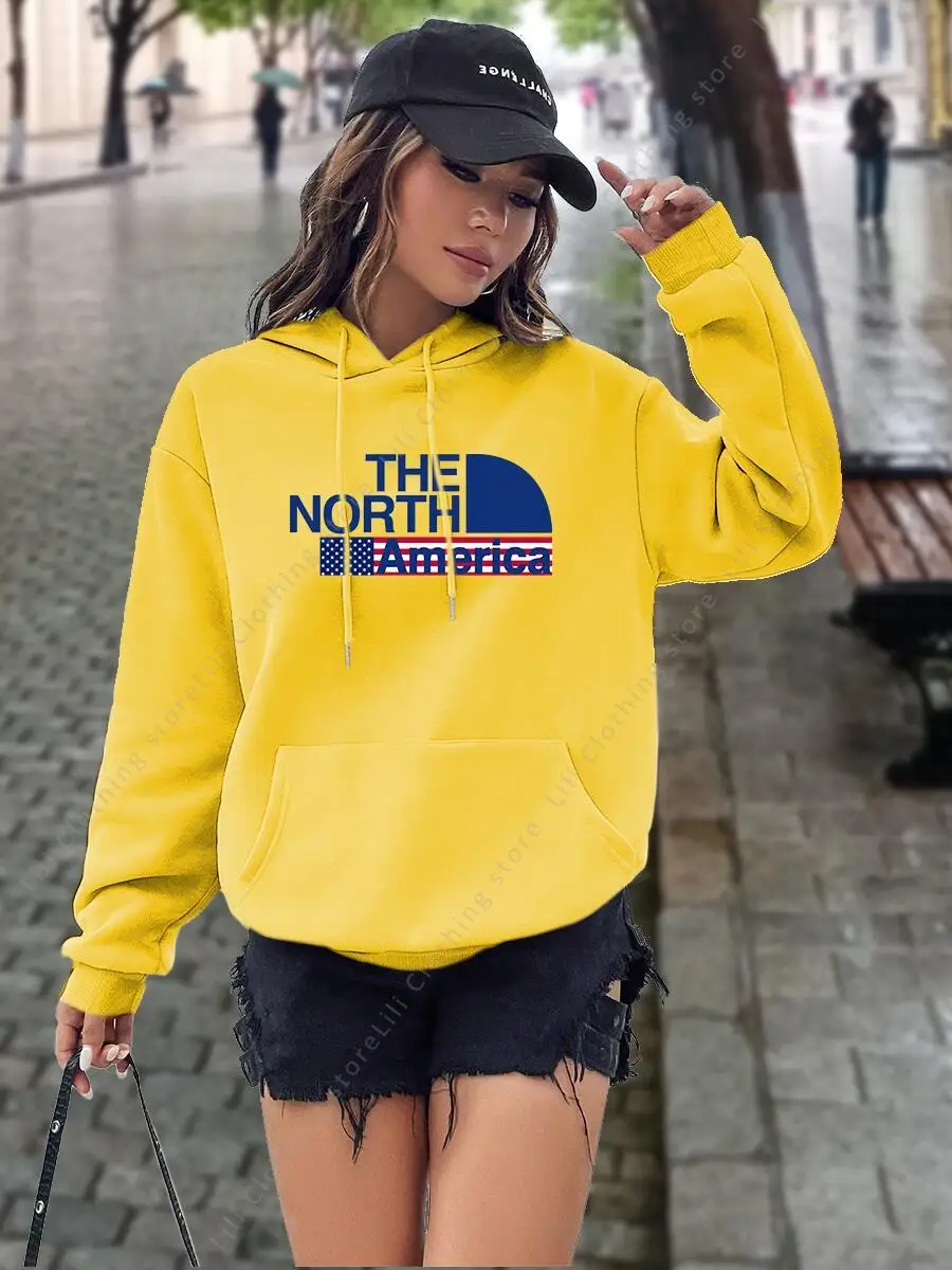 เสื้อฮู้ดผู้หญิง พิมพ์ลายกราฟิ - Winter Clothing Aesthetic บทวิจารณ์และราคา