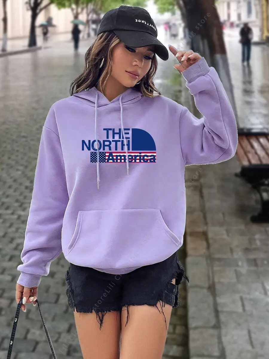 เสื้อฮู้ดผู้หญิง พิมพ์ลายกราฟิ - Winter Clothing Aesthetic บทวิจารณ์และราคา
