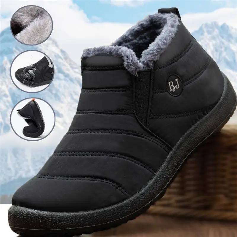 รองเท้าบูทหิมะแฟชั่นสำหรับผู้ช - Winter Clothing Material บทวิจารณ์และราคา