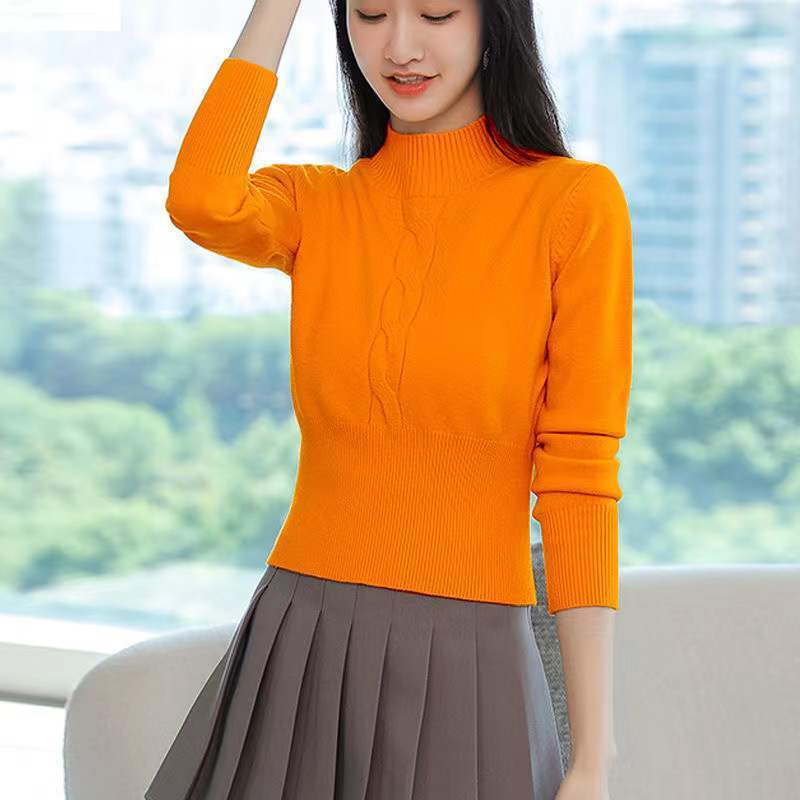 เสื้อสตรีคอตั้งสไตล์เกาหลี สีพ - Winter Clothing Korean บทวิจารณ์และราคา