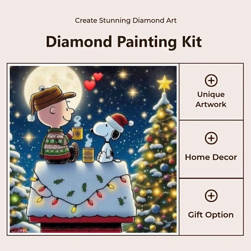 ภาพวาดเพชรสนูปปี้ คริสต์มาสฤดู - Winter Clothing Pinterest บทวิจารณ์และราคา