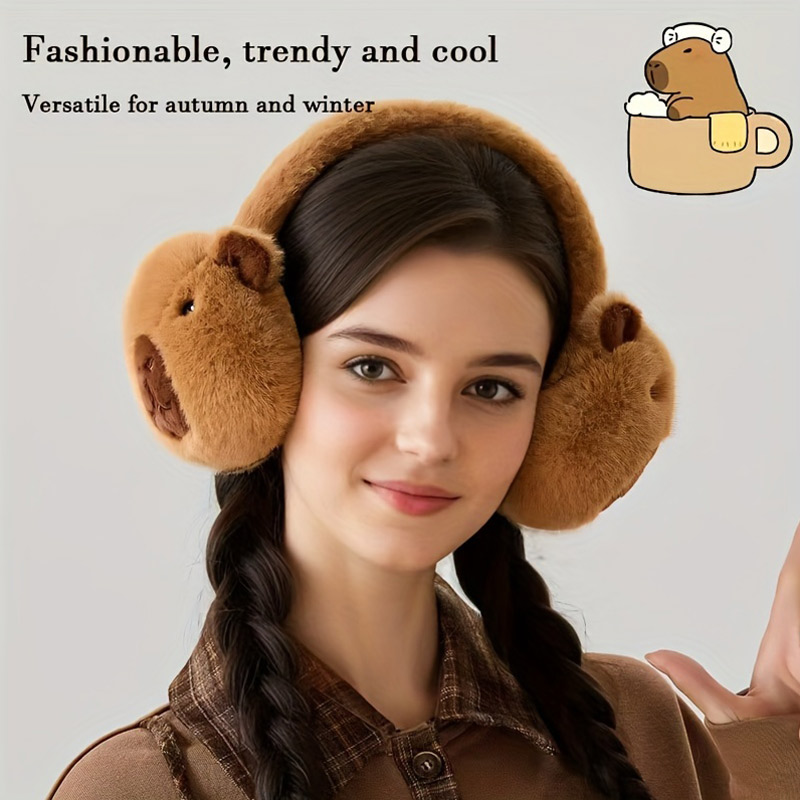 ที่ปิดหูคาปิบาราแบบน่ารัก ลายก - Ear Muff Foldable บทวิจารณ์และราคา
