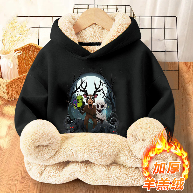 เสื้อฮู้ดเด็ก 99 คืนในป่า ลายอ - Winter Clothing Game บทวิจารณ์และราคา
