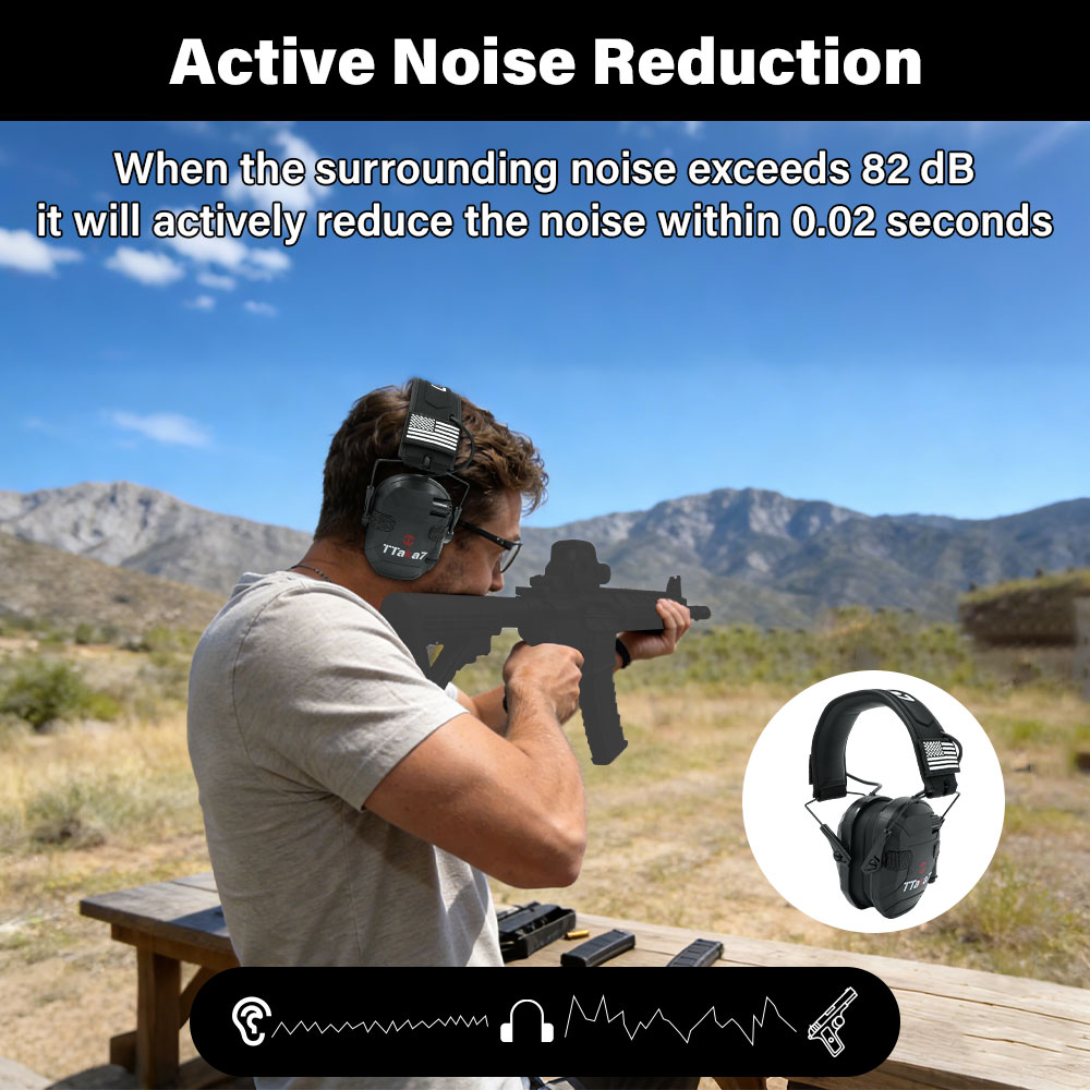 W1/W3 ที่ครอบหูอิเล็กทรอนิกส์แ - Ear Muff Foldable บทวิจารณ์และราคา