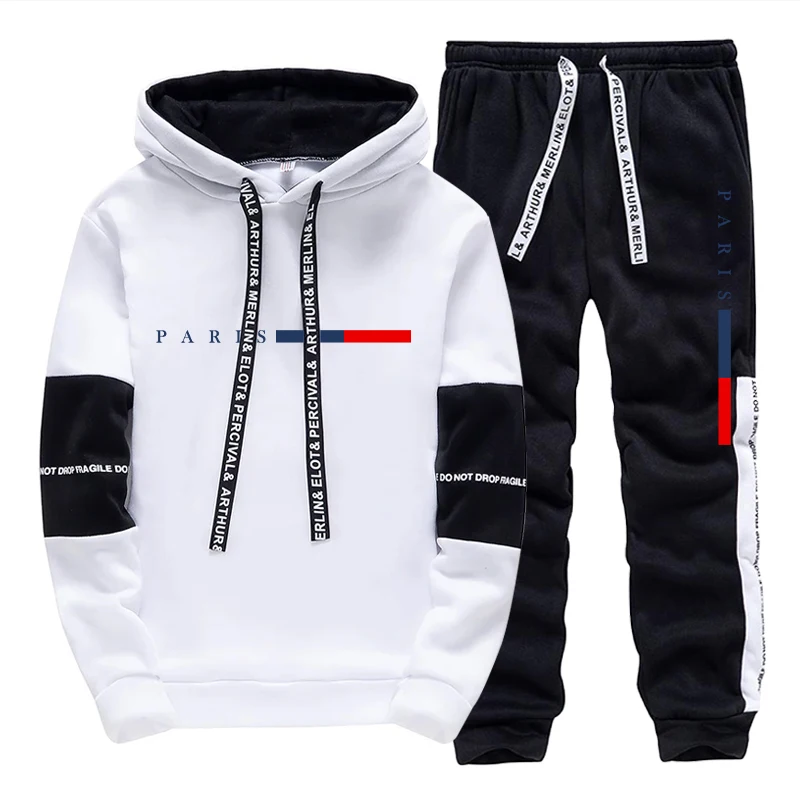 ชุดเซ็ตผู้ชาย/เสื้อฮู้ด/กางเกง - Winter Clothing Hoodie บทวิจารณ์และราคา