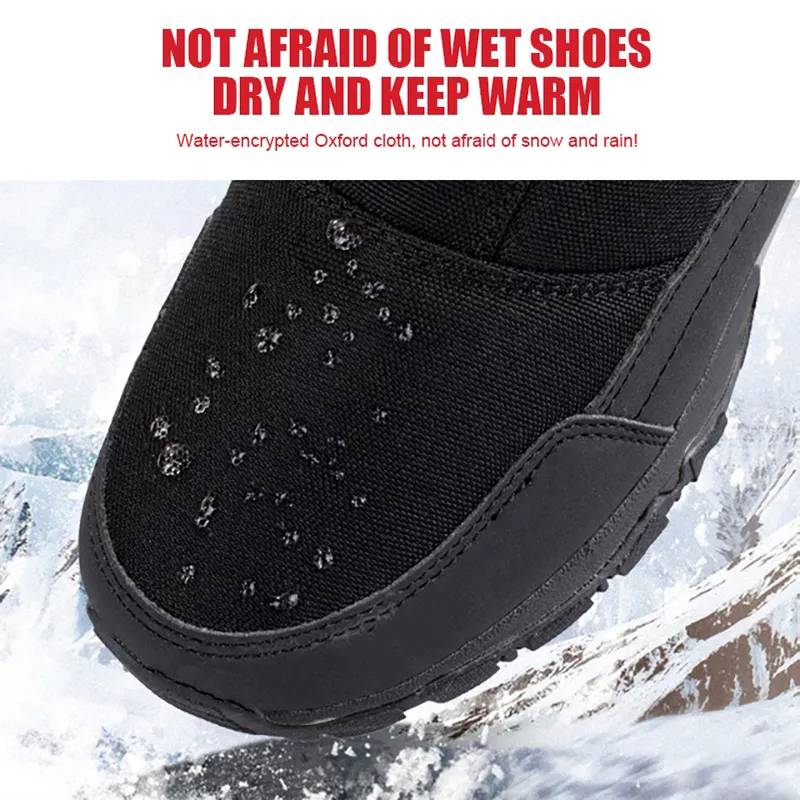 รองเท้าบูทหิมะสำหรับผู้ชายแบบก - Winter Clothing Material บทวิจารณ์และราคา