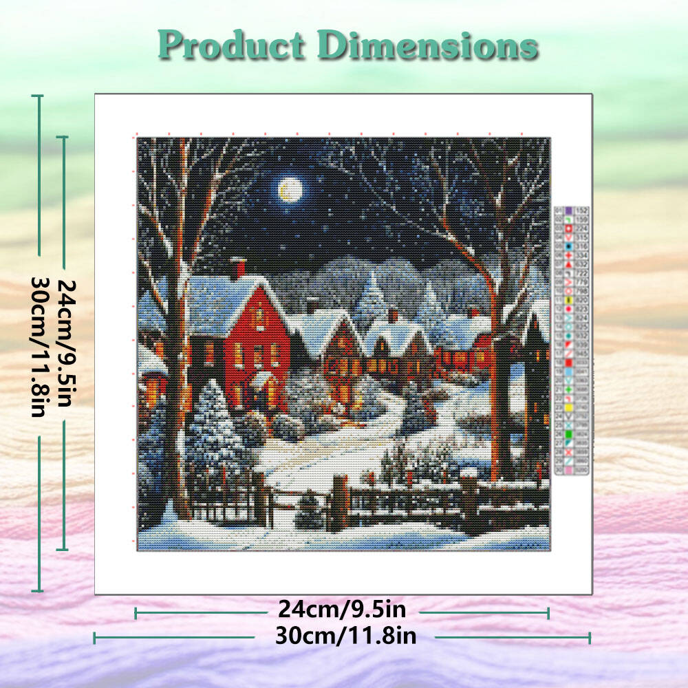 Cross Stitch วัวสัตว์ DIY Full - Winter Clothing Pinterest บทวิจารณ์และราคา