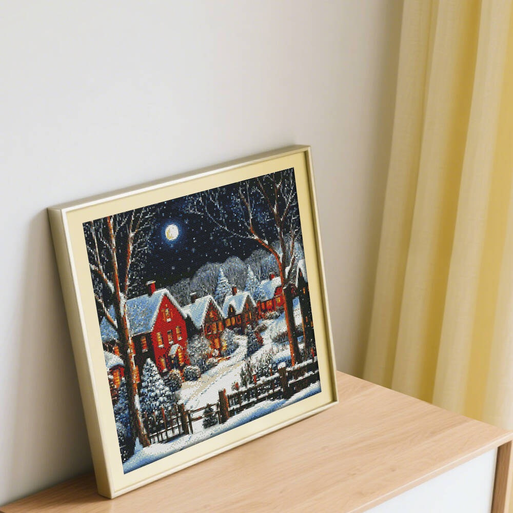 Cross Stitch วัวสัตว์ DIY Full - Winter Clothing Pinterest บทวิจารณ์และราคา