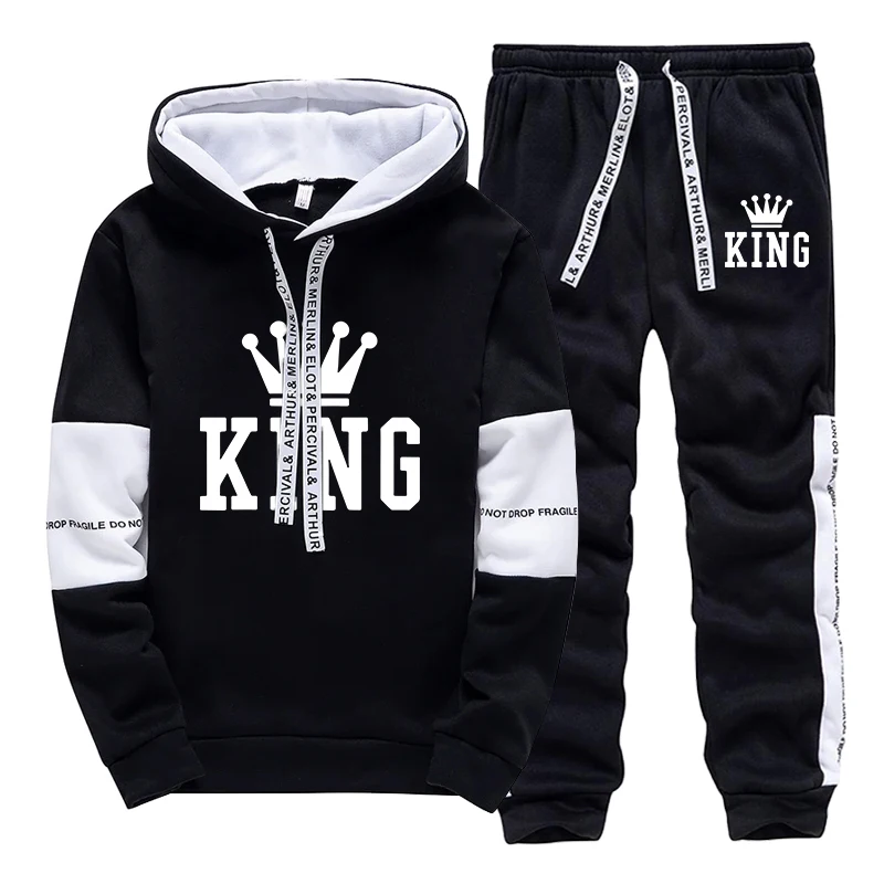 ชุดวอร์ม King Printing สำหรับผ - Winter Clothing Hoodie บทวิจารณ์และราคา